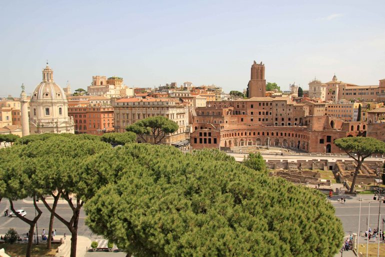 Trajans Forum, viewpoint, Piazza Venecia, 4 days in Rome itinerary