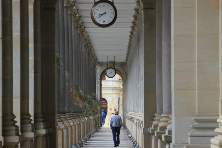 Czech Republic, Karlovy Vary, Mill Colonnade