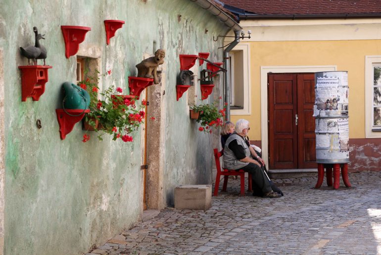 Cesky Krumlov, Old Town, Czech Republic