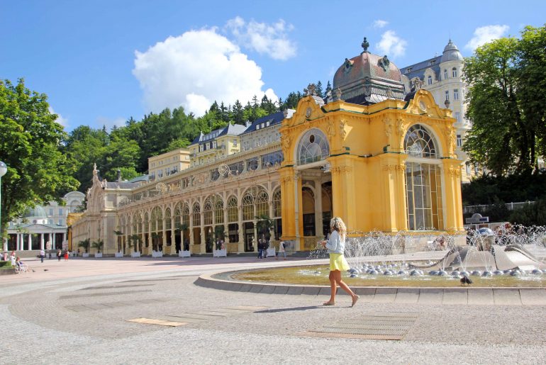 Singing Fountain, Marienbad, czech republik itinerary