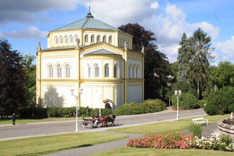 Marienbad, church, sightseeing, czech republik, colonnade