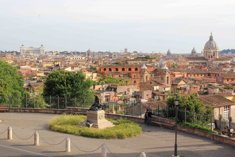 Viewpoint, sightseeing, park, city view, the Eternal City