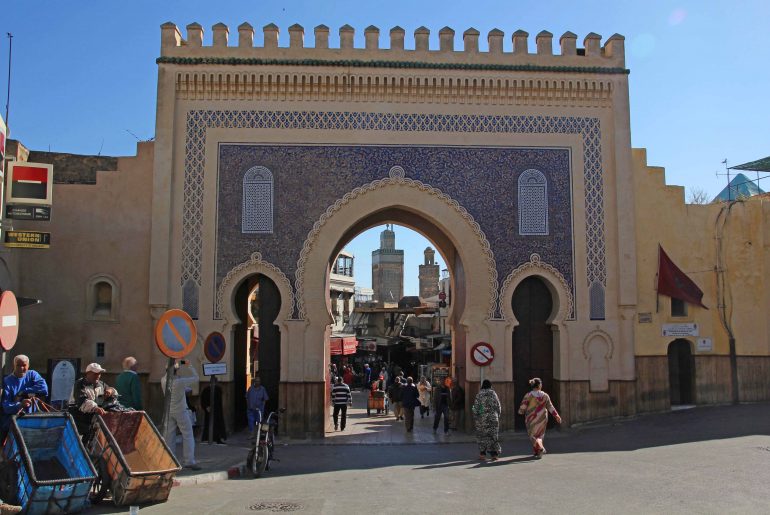 Bab Bou Jeloud, Medina, must see, old town, morocco, fes