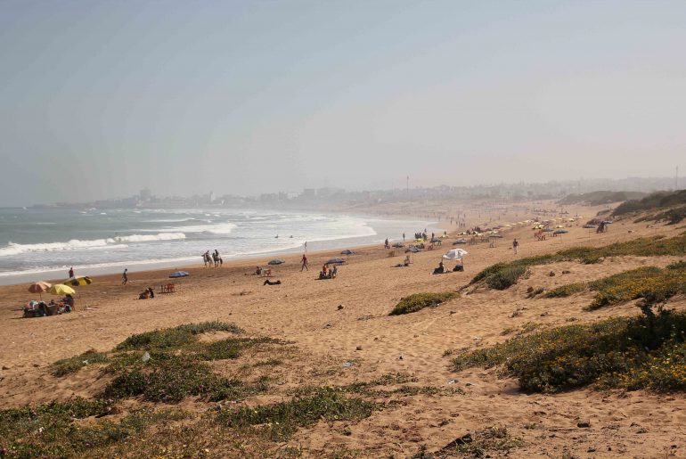 Strand von Casablanca, Atlantikküste