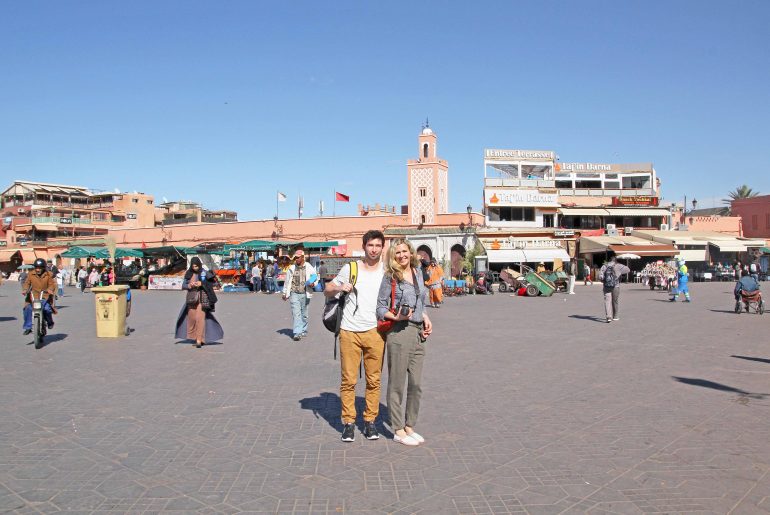 Djemaa el Fna, 3 days in Marrakech, medina, old town,