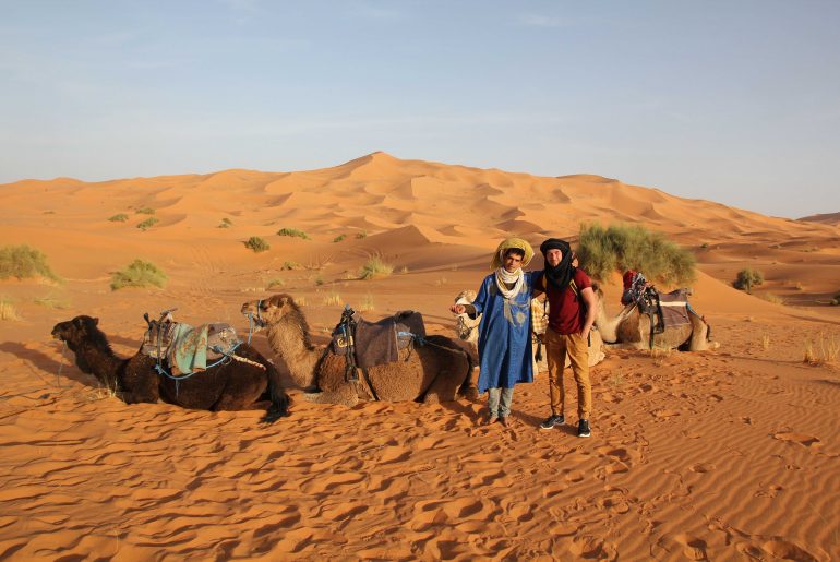 Merzouga, Desert Berber Fire Camp, Sahara,