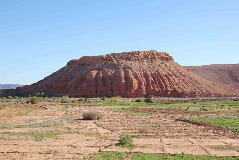 High Atlas Road, rock formation