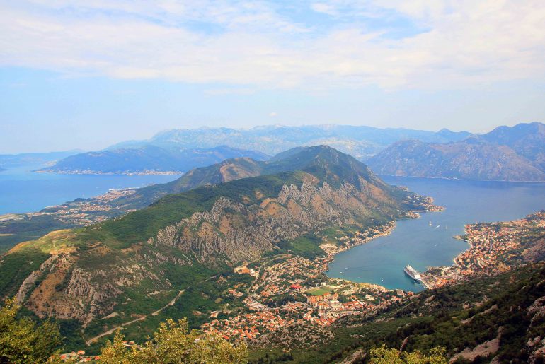 Montenegro road trip itinerary, travel guide, Kotor Bay