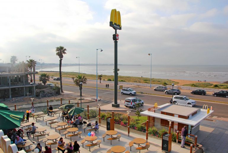 El Jadida - Mc Donalds with view - Atlantic Coast