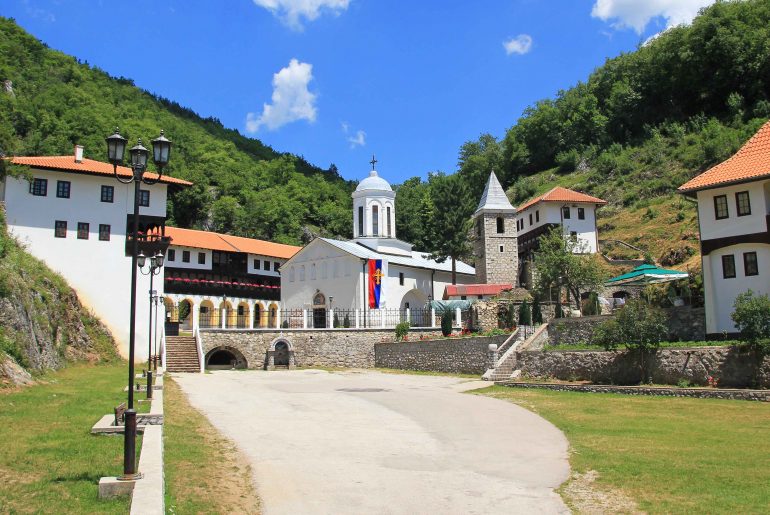 Monastery of the Holy Trinity of Pljevlja, tara river canyon