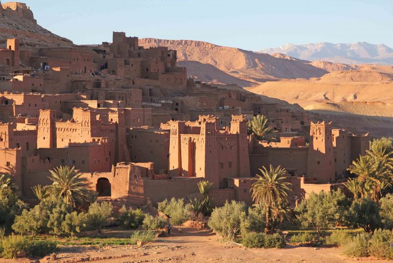 Ait Ben Haddou, Morocco, sunset