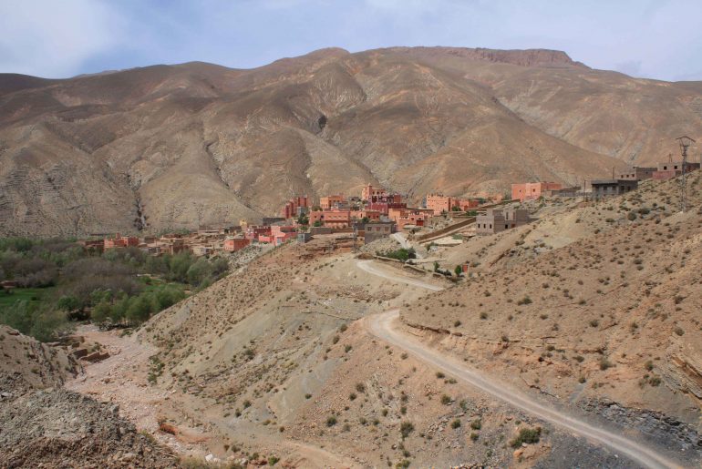 Dades Sclucht, Dadestal, Marokko