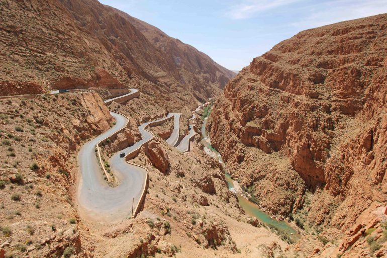 Dades Tal, Dades Gorge, Schlucht, Marokko