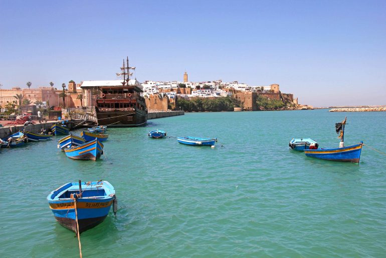 Rabat city, Harbour, Medina