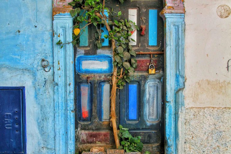 Rabat Medina, blue city