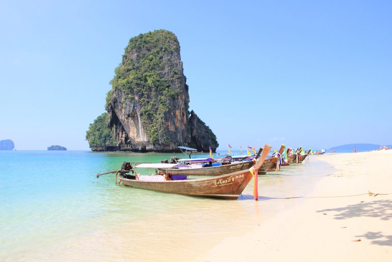 Phranang Beach, Railay Beach, Thailand Island Hopping