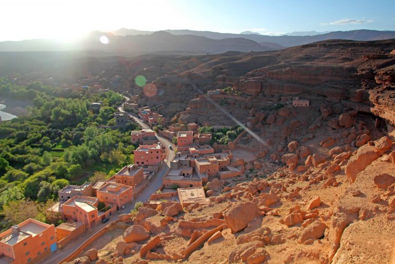 El Kelaa des Mgouna, Rosental, Marokko
