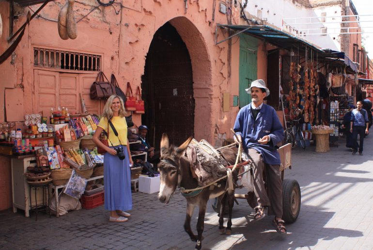 Souk, donkey, medina, market, city trip, old town,