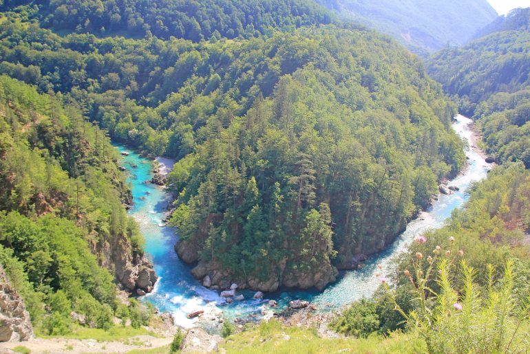 Montenegro, Tara River Canyon, road trip, Driving by car