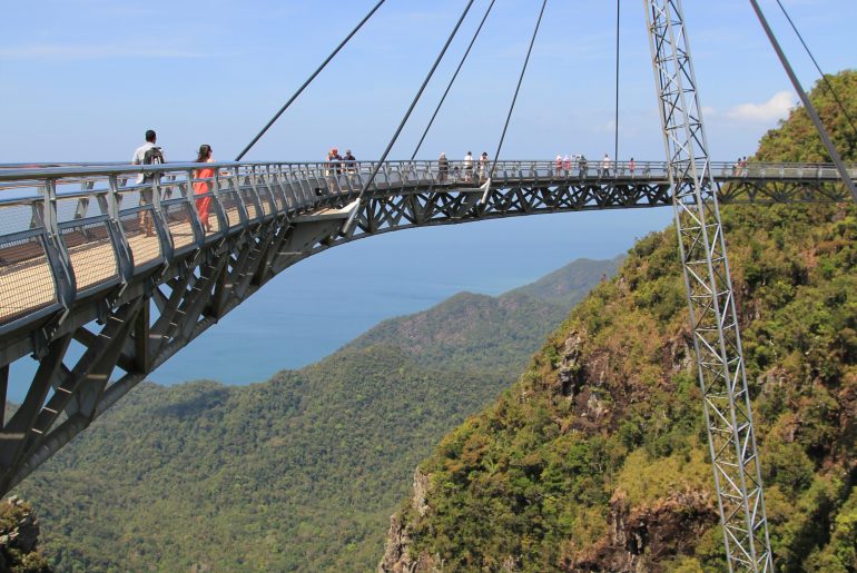 Sky-Bridge, Cable Car, jungle, mountain, Mount Mat Cinchang, tourist attraction