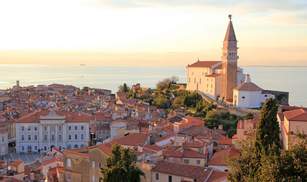 Piran Sehenswürdigkeit, Slowenien, Aussichtspunkt