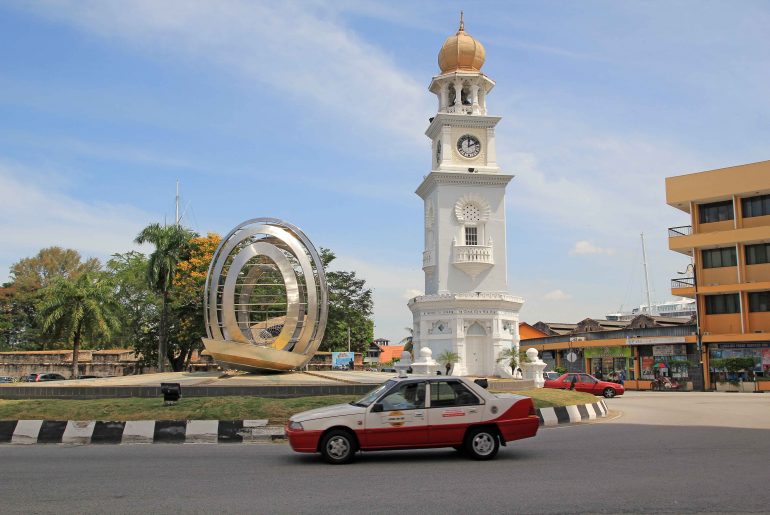 George Town kolonial style, backpacking trip Malaysia