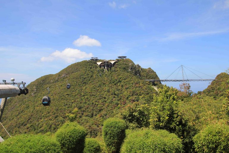 Sky-Bridge, Cable Car, jungle, mountain, Mount Mat Cinchang, tourist attraction