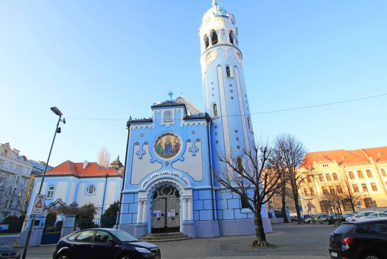 things to do in Bratislava, blue church, sights, must see,