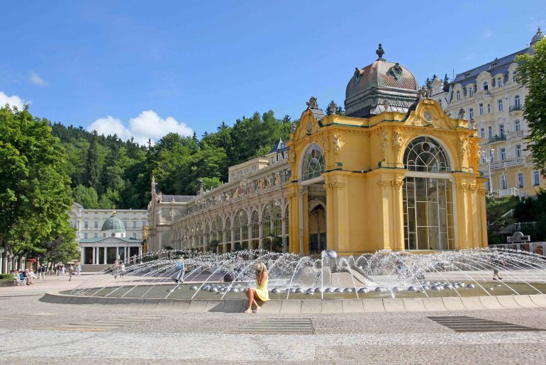 Marienbad, sightseeing, czech republik, spa colonnade