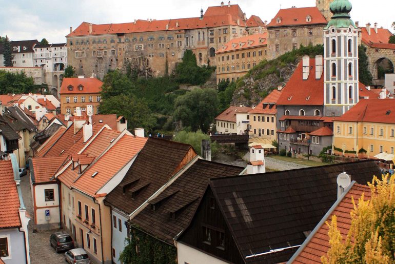 Seminarni Zahrada ,Cesky Krumlov, Viewpoint