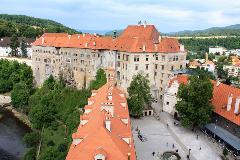 Cesky Krumlov Schloss, Krumau an der Moldau, Burg