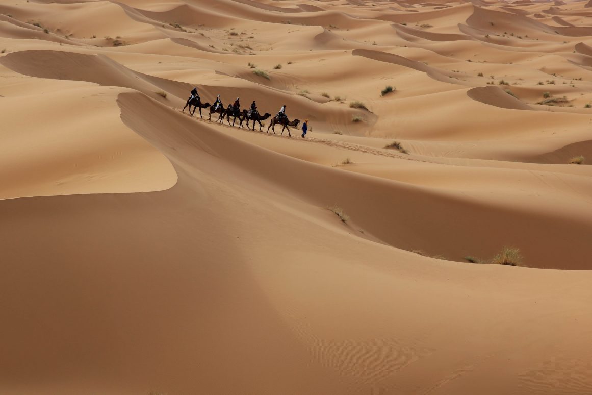 Kameltrekking in Marokko - Sahara ©Jürgen Reichenpfader