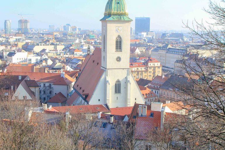 St.Martins Cathedral, Bratislava, tourist attraction,