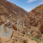 ades Valley, Gorge, Winding Road, Morocco, Zig Zag Road