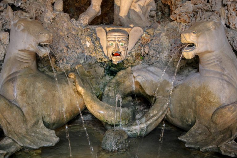 Hellbrunn Palace Trick Fountain, Salzburg, Austria