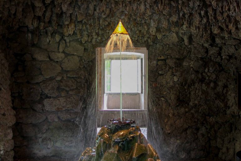 Salzburg, Trick Fountain, Wasserspiele, sight, tourist attraction, Austria