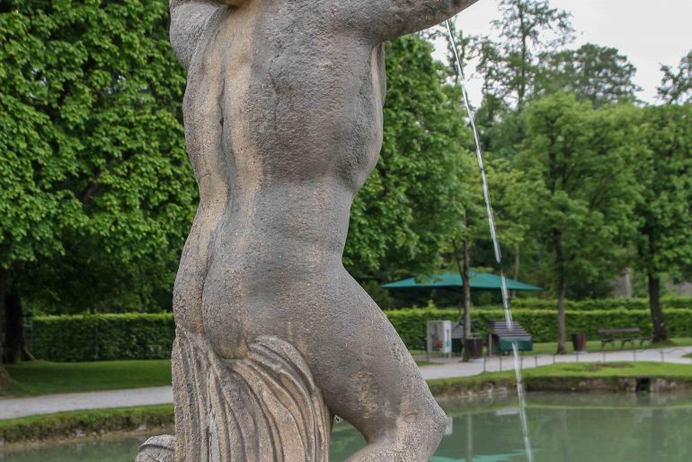 Austria, Salzburg, sight, garden, palace,