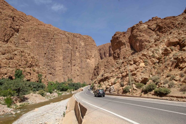 Todra Schlucht, Marokko, Mietwagen, road trip