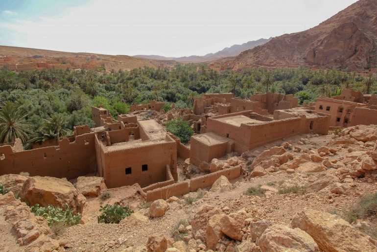 Tinghir, Oase, Todra Schlucht, Marokko