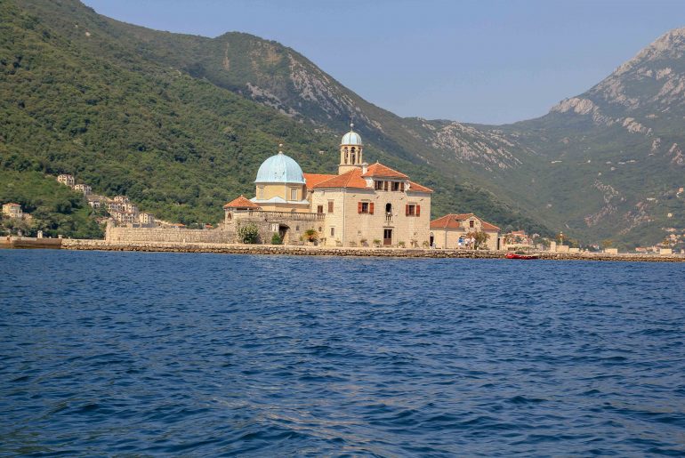 The Gospa od Skrpjela, Lady of Rock, Perast, Montenegro,Kotor Bay