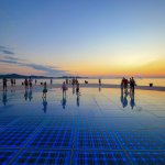 The Greeting to the Sun, Zadar, Croatia, Night
