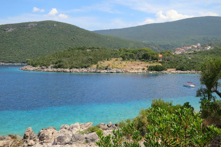 Kotor Bay, Lustica, beach, holiday, bathing