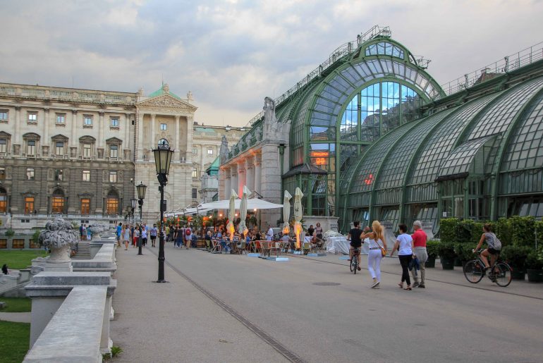 3 days in Vienna itinerary, Burggarten, Palmenhaus, Wien