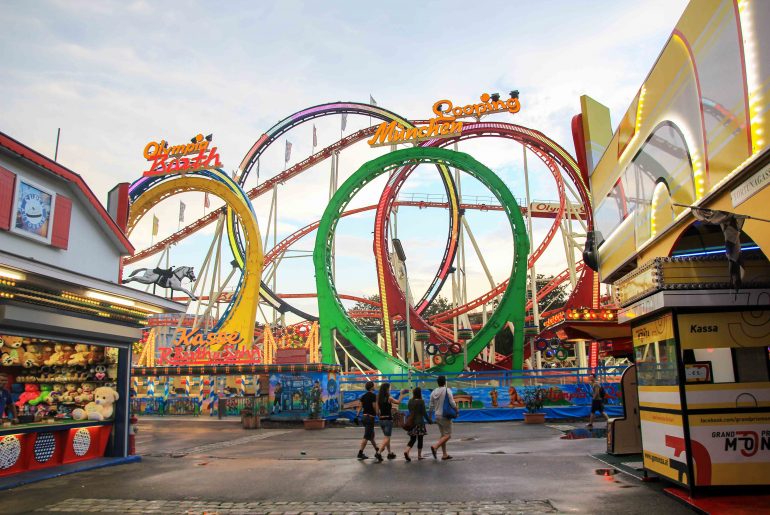 Prater, amusement park,