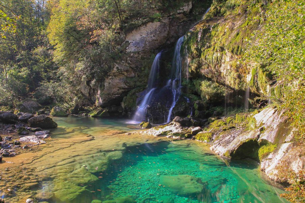 Virje Waterfall, Bovec, Triglav National Park, Top Waterfalls in Slovenia