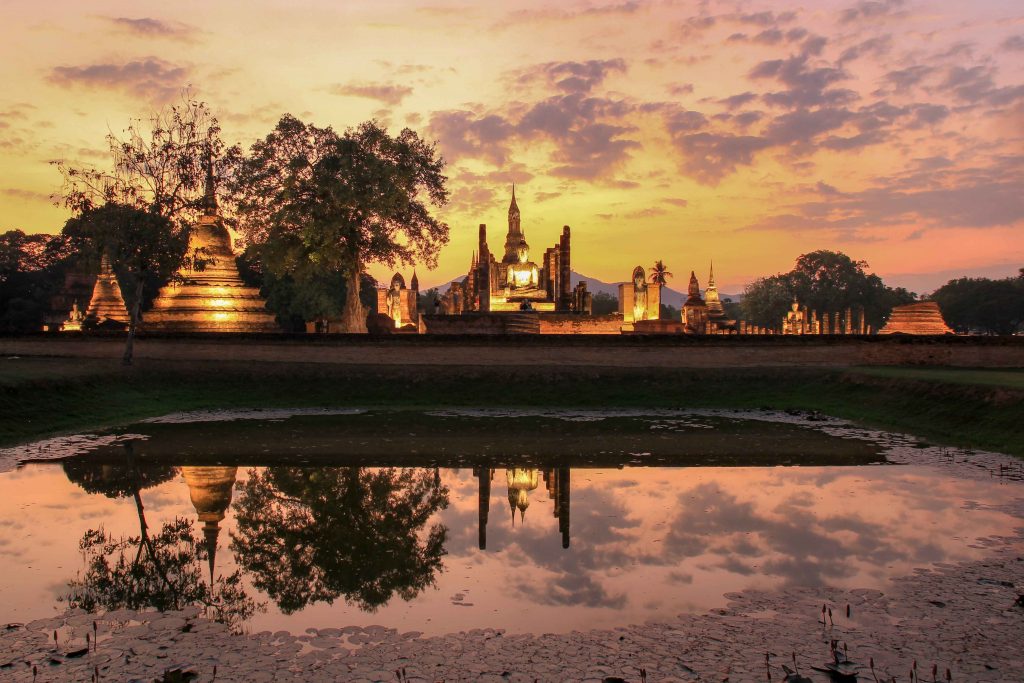 Wat Mahathat, Sukhothai , Historical Park, Thailand