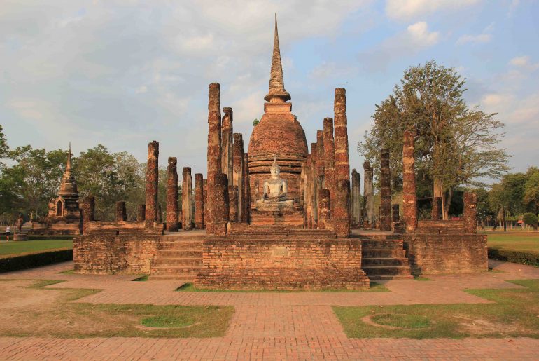 Wat Sa Si Temple, Sukhothai, Thailande