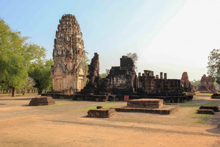 Wat Phra Phai Luang, Sukhothai, Thailande