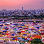 Ratchada Train Night Market, marché nocturne, Bangkok