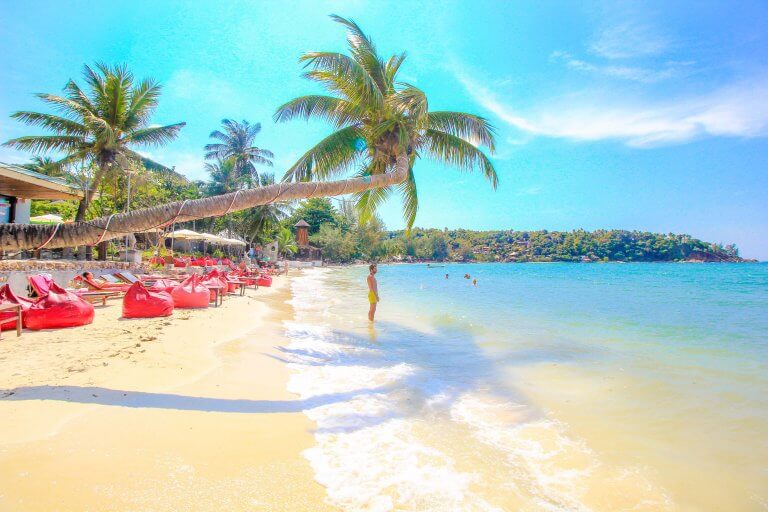 Haad Salad Beach, Plage, Koh Phangan, Thailande